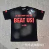 Comercio Transfronterizo Estilo Verano Marca Americana de Moda Hell Hell Star Camiseta de Manga Corta Holgada para Parejas Hombres y Mujeres