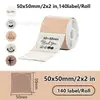 Papel de Etiqueta Redonda Autoadhesivo para Fabricante 50mm Colorido Ciclo Adecuado para Papel de Impresión Térmica Phomemo M220