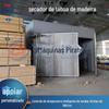 Painel de porta de núcleo de porta, secador de partículas grandes, 100 metros cúbicos, sala de secagem de madeira, bomba de calor, equipamento de secagem de núcleo de madeira