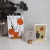 Ins Portatarjetas de madera estilo nórdico decoración de escritorio para bed & breakfast accesorios para fotos ranura para tarjetas portafotos