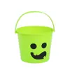 Cubo de caramelo de Halloween nuevo transfronterizo para niños, cubo de agua para playa, accesorios de decoración del hogar, cubo de calabaza de Halloween