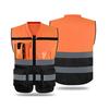 Chaleco de seguridad reflectante para construcción, tráfico, obras de construcción, overoles sanitarios, chaqueta de montar, logotipo impreso