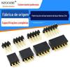 2.54mm passo de fileira dupla patch row patch line conector fêmea 2*2/3/4/5/6/7/8/10/15/20~40p