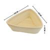 Cesta de Pão Triangular Cesta de Pão Europeia Forma de Anel Acessórios de Panificação Cesta de Armazenamento Cesta de Fermentação de Pão
