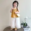 Conjunto de Verano 2026 para Bebé Niña Nuevo Estilo Bohemio Chaleco Conjunto de Dos Piezas Ropa Muy Bonita para Niñas