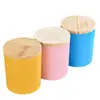 Copo de Vela de Aromaterapia Colorido Transfronteiriço Porta-Velas de Vidro Fosco 8090 Calibre Ornamentos Porta-Velas Recipiente de Vidro para Vela