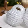 Novo produto internacional: Decorações de bola de Natal, Conjunto europeu vintage de bola de Natal para raspar, Enfeites de árvore de Natal