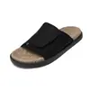 Pantuflas de Verano para Hombre, Tejidas de Lino Antideslizantes y Resistentes al Olor, con Sensación de "Pisar Excremento", Suela Suave, Resistentes al Desgaste, para Conducir, Sandalias Casuales