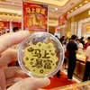 Oro Puro Oro 999 Nueva Serie de Caballos Pegatina para Teléfono Móvil Año del Caballo, Hazte Rico Inmediatamente con Adhesivo Trasero Conteniendo Oro 2mg Entrega Directa de Fábrica