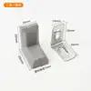 Nuevo Código de Esquina de Plástico Engrosado Conector de Ángulo Recto para Muebles Soporte de Estante Soporte de Panel de Gabinete Código Pequeño para Colgar Venta al por Mayor