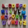 Cuentas de Letras Acrílicas con Agujero Grande, Cuentas Numéricas con Agujero Pasante, Cadena para Teléfono, Llavero, Accesorios de Abalorios Hechos a Mano para DIY