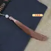 Franja de Borla de Seda de Gelo de Ponta Fechada de 13cm Sachet para Hanfu Bolsa de Fragrância Acessório Decoração de Roupa Pingente de Borla