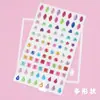 Adesivos Coloridos Infantis de Diamante Transfronteiriços Adesivos de Cristal Acrílico DIY Três-Dimensionais Decorativos Pedras Strass Menina Adesivos de Pedras Preciosas