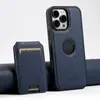 Adequado para Capa de Celular de Couro Duas em Uma com Suporte para Cartão e Sucção Magnética Magsafe para Iphone16Pro