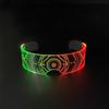 Gafas Brillantes LED Tecnológicas Futuristas Punk Gafas Interestelares Espaciales Accesorios de Atmósfera para Fiesta de Música Electrónica Unisex