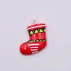 Colgante de resina navideño simulación muñeco de nieve árbol de Navidad anciano bolsa llavero colgante accesorios DIY
