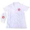 Ciencia Halloween Bata Blanca Infantil Ropa de Doctor Ropa de Laboratorio Infantil Poliéster Algodón Ropa de Juego de Rol para Estudiantes de Jardín de Infancia