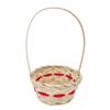 Cesta de Bambú Portátil Cesta de Bambú Pequeña Adornos para el Hogar Snacks Dulces Cesta de Bambú Ratán Mini Cesta de Bambú Adornos de Cesta