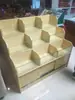 Cuchara para Arroz de Supermercado Gabinete para Arroz Gabinete Exhibidor de Cinco Granos y Granos Mixtos Estante Exhibidor de Frutos Secos Gabinete para Productos a Granel Gabinete para Dulces Cabeza de Pila de Arroz de Madera