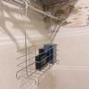 Estante de almacenamiento para inodoro y baño rojo sin perforaciones, pared, inodoro, baño, mesa de lavado, almacenamiento, pared, suministros