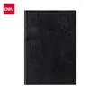 Cuaderno Deli con Cubierta de Cuero 6900 Bloc de Notas 245*170mm 80 Hojas 16K/25K Cuaderno de Cuero para Negocios Dropshipping