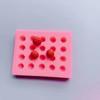Una variedad de molde de silicona para vela de pastel de frutas DIY, creativo de fresa para hornear, chocolate, aromaterapia