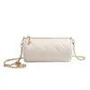 Bolso de Mano de Diseñador de Nicho para Mujer con Patrón Acolchado Inspirado en Chanel, Correa de Cadena, Bolita Dorada Pequeña, Forma Cilíndrica, Bolso de Hombro y Cruzado, Portalápices, Bolso Almohada, Moderno