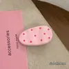 Grampo Oval Pequeno Fofo com Laço de Bolinhas Clip Lateral Fofo Clip para Franja Clip Bico de Pato Grampo de Cabelo Cartão de Acessórios de Cabelo para Mulheres