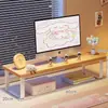 Elevador de Monitor de Computadora Soporte de Escritorio para Pantalla de Monitor de Escritorio Estación de Trabajo de Oficina Soporte para Laptop Estante de Almacenamiento