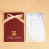 Nuevo Estilo Invitaciones de Boda Chinas al por Mayor Invitaciones de Boda Sencillas con Estampado Dorado Impresión 2026 Invitaciones de Boda Invitaciones para Banquete de Boda