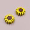 2024 Nuevo Girasol Cuentas de Madera Margarita Borla de Cuerda de Cáñamo Guirnalda de Cuentas de Madera Accesorios de Decoración para el Hogar DIY