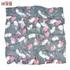 Lenço de Voile Estampado Novo Estilo Flores Desabrochando Atacado, Lenço de Voile Feminino de Verão em Estoque