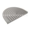 Amazon Alfombrilla de Almacenamiento para Baño de Tamaño Grande Cocina Ranura Inclinada Alfombrilla de Drenaje Alfombrilla de Jabón Antideslizante de Silicona