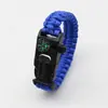 Pulseira de Sobrevivência Selvagem, Pulseira de Paracord, Pulseira Trançada Multifuncional Salva-Vidas Especial Forças do Guerreiro Lobo, Equipamento de Sobrevivência ao Ar Livre