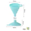 Embudo Plegable de Silicona en Stock, Embudo de Silicona, Herramienta Creativa para Dispensar Líquidos en el Hogar, Cocina, Venta al Por Mayor