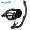 Promoción de Ola Set Profesional de Dos Piezas de Equipo para Snorkel Gafas de Buceo Tubo de Respiración Marco Grande Campo de Visión Amplio