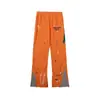 Pantalones Cortos Largos Retro Americanos Streetwear Salpicaduras Tinta Graffiti Pantalones de Chándal Hombres y Mujeres Rectos Deportivos Casuales Venta al por Mayor
