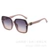 Gafas de Sol de Moda con Marco Grande Nuevas 2025 Estilo de Alta Gama Transfronterizo Gafas para Adelgazar el Rostro para Mujer Marca de Lujo Gafas Ligeras de Lujo para Mujer