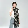 Bufanda Larga de Algodón Lino Satén Nueva Otoño e Invierno Europea y Americana para Mujer Bufanda Cálida para el Cuello de Doble Cara Manta para Aire Acondicionado Chal Venta al por Mayor