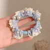 Goma para el pelo simple de satén estilo coreano para mujer, sujetador antideslizante para coleta alta, cuerda de pelo colorida, accesorio para el pelo elástico