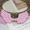Cuero Oro Rosa Lentejuelas Diablo Ángel Alas de Murciélago DIY Diablo Bar Material para Accesorios de Cabello Hechos a Mano