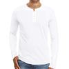 Amazon Camisa básica masculina de primavera e outono Top masculino Camiseta de manga comprida para todos os jogos Camiseta masculina casual Roupas masculinas