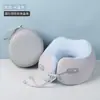 Almohada de Viaje para Avión en Forma de U de Espuma Viscoelástica Portátil Esencial para Siestas en la Oficina Portátil y Plegable
