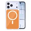 Nuevo modelo adecuado para funda de teléfono magnética Apple 17promax transparente con agujero grande, placa trasera intercambiable DIY compatible con 16pro, se pueden imprimir imágenes
