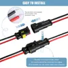 Conector Automotriz 2P Conector Impermeable Terminal de Bloque Terminal de Enchufe de Empalme Macho y Hembra Accesorios Universales para Arnés de Cableado Venta al por Mayor