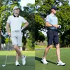 Ropa de Golf Pgm para Hombre Camiseta de Manga Corta Primavera y Verano Ropa Elástica de Secado Rápido Tops Camisas Polo