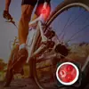 Luz de bicicleta nueva carga USB COB resaltado advertencia silicona luz trasera para bicicleta de montaña accesorios para bicicleta un juego de 140G