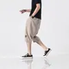 Pantalones casuales de moda, tendencia, marca, corte holgado, juveniles, populares, para hombre, estilo japonés, pantalones cortos, nuevos, de tendencia, cintura alta, estilo verano