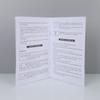 Descripción del Producto Imprenta de Libros Impresión a Color Blanco y Negro Folleto Póster Impresión Diseño Plegado de una Página