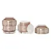 Set de Botellas Cosméticas de Plástico Dorado Botella de Crema Acrílica 30ml60ml100ml Botella de Loción Botella de Esencia